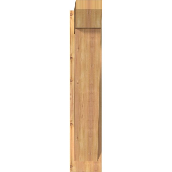 Traditional Slat Smooth Outlooker, Western Red Cedar, 7 1/2W X 26D X 38H